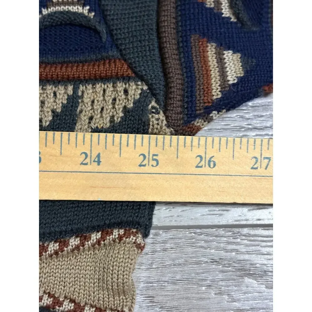 Vintage Toorallie Merino Wool 3D Knot Coogi Style Sweater Retro - Men’s Large